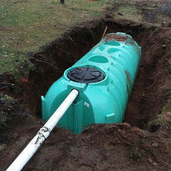Sewer holding tank